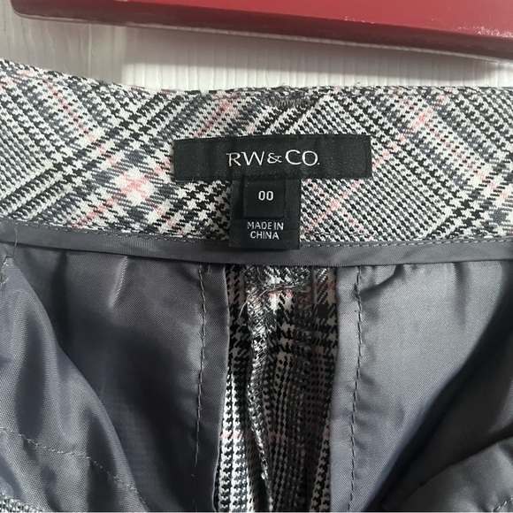 RW&Co Ankle Length Trousers | Plaid Trousers - Picture 4 of 6